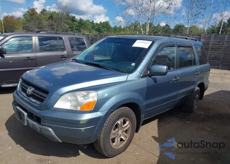 2005 Honda Pilot Ex из США, поврежденный, VIN 2HKYF18435H543559